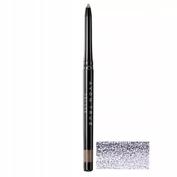 *Avon* Светлый карандаш для глаз с бриллиантами и серебром