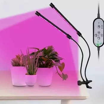 AvvRxx LED Grow Light USB PhytoLamp Full Spectrum 5V Phyto Lamp 4 головки для растений, домашних растений, семян цветов, комнатных растений