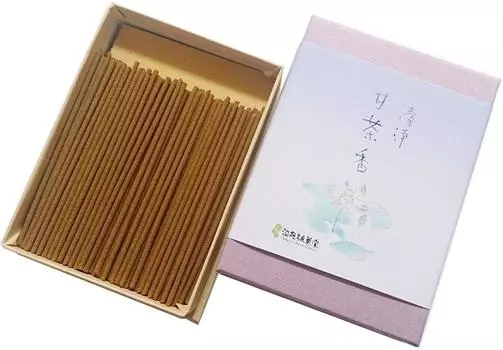 Awaji Umekundo Purifying Short Incense Short Flower Festival Clean Sweet Tea Stylish Incense, Offering, Stick, 8cm, Short, Short, Time, Incense, жёлтый