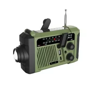 Аварийная сигнализация Радио с солнечной батареей Аварийное радио Лампа для чтения AM/FM-радио Радио с ручным заводом Выживание