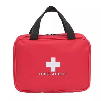 Аварийная сумка с застежкой-молнией, сумка для оказания неотложной медицинской помощи с ручкой для переноски, ткань Оксфорд, портативная