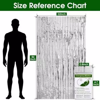 Аварийное фольгированное одеяло для выживания, тепловые майларовые одеяла, идеально подходящие для походов на открытом воздухе, марафоны NASA по выживанию или оказания первой помощи