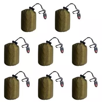 Аварийное хранение спального мешка, сумка для хранения спасательного одеяла ( Зеленый С)