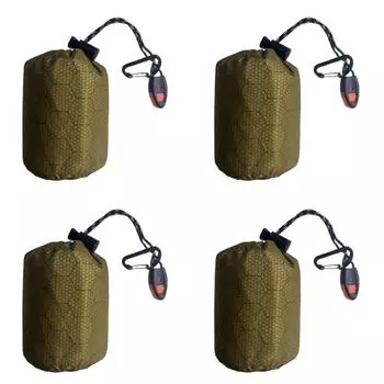 Аварийное хранение спального мешка, сумка для хранения спасательного одеяла ( Зеленый С) КДЕ