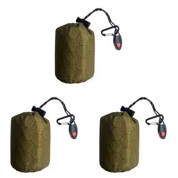 Аварийное хранение спального мешка, сумка для хранения спасательного одеяла ( Зеленый С) КДЕ