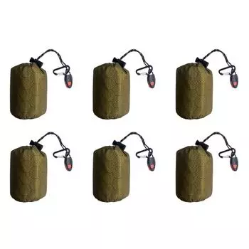 Аварийное хранение спального мешка, сумка для хранения спасательного одеяла ( Зеленый С)