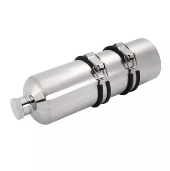 Аварийный бак для мотоцикла из нержавеющей стали, переносной бак, внешний топливный бак с возможностью выбора, фиксированный ремень, включенный в комплект, туристический мотоцикл Harley Chopper American Sportster