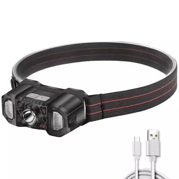 Аварийный головной фонарик с датчиком движения 200 лм для рыбалки на открытом воздухе кемпинга походов