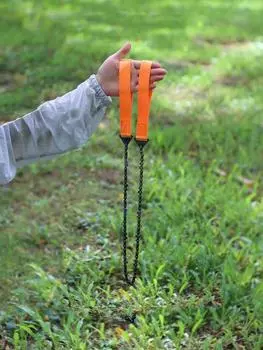 Аварийный инструмент для кемпинга и пешего туризма, 11 пилообразных инструментов для улицы, ручная пила с застежкой-молнией, садовая лесозаготовительная цепная пила для выживания, портативная