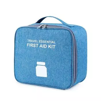 Аварийный органайзер на молнии, водонепроницаемый, бытовой, пустой, сумка для хранения, пыленепроницаемый, для школьников, футляр для таблеток для школы