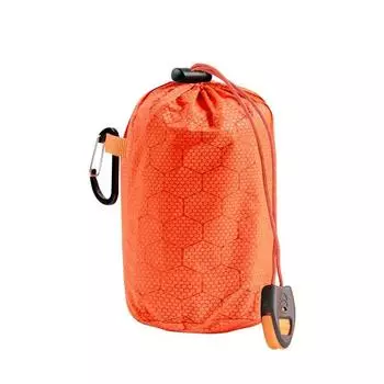 Аварийный спальный мешок для отдыха на открытом воздухе, полиэтиленовая алюминиевая пленка, теплый ветрозащитный водонепроницаемый портативный спальный мешок для выживания в походах