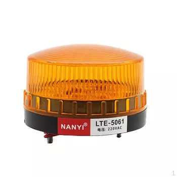 Аварийный светодиодный маячок, мигающий стробоскоп, сигнальная лампа, зуммер переменного тока 220 В - простая установка