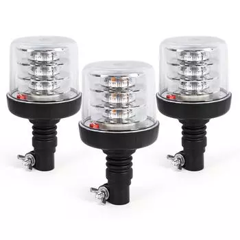 Аварийный светодиодный стробоскопический светильник для крыши автомобиля грузовика предупреждающий световой сигнал безопасности яхты гибкий поворотный для Trialer сельскохозяйственный маяк красный