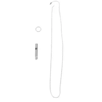 Аварийный свисток для улицы из титанового сплава EDC свисток кулон ожерелье для походов рыбалки кемпинга