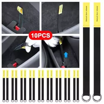 Аварийный трос для задней двери AU, удлиненный аварийный трос безопасности для режима Tesla