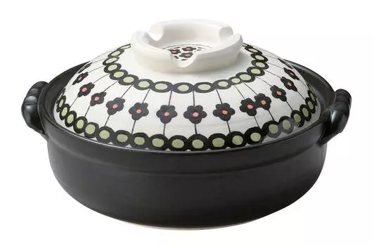 Awasaka Pottery Field Line Flower IH глиняный горшок 6 Нет. 7-1864