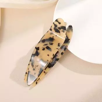 AWAYTR Acetate Amber Leopard Duckbill Hairpin Retro Hair Clips Valentine Headwear Girl Hair Accessories Festival Gift