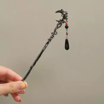 AWAYTR Черная полумесяц заколка для волос винтажные аксессуары для волос повязка заколки женские цветочные заколки модные гребни