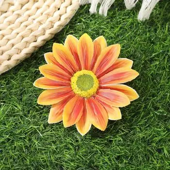 AWAYTR Искусственная Красочная Подсолнух Заколка-Клювик Цветочные Заколки для Волос Валентин Головной Убор Аксессуары для Волос для Девочки Подарок на Фестиваль