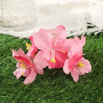 AWAYTR Магнолия Лилия Заколки для волос Искусственные Цветочные Заколки-крабы для волос Женские Девичьи Подарок Аксессуары для волос Валентин Головной убор