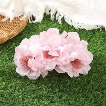 AWAYTR Модные заколки для волос в виде цветков вишни, пластиковые цветочные заколки-крабы для женщин, девушек, подарок, аксессуары для волос, головной убор на День святого Валентина