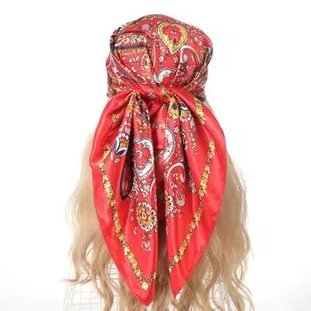 AWAYTR Повязка на голову с узором «кешью», шарф для волос, резинки для женщин, головной убор для вечеринки, бандана с мультяшным принтом, тюрбан, повязка на голову, головной убор