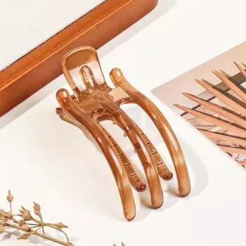 AWAYTR Желейный акриловый зажим для волос Заколка Янтарный пластиковый зажим Зажим Аксессуары для волос для девочек Подарок на фестиваль Валентина Головной убор