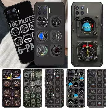 Авиационный самолет пилотская кабина для OPPO Find X3 X5 Pro A9 A5 A31 2020 A15 A16 A52 A72 A1K A83 A91 A54 A74 A94 A53S чехол OPPO A93