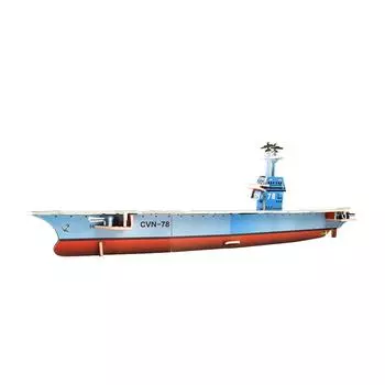 Авианосец 3D DIY Бумажный Пазл для Детей Модель Корабля Сборка Головоломок Строительный Комплект Развивающие Игрушки для Детей Подарок