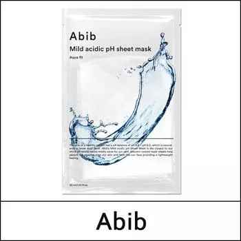 [Авиб] (бо5) Мягкая кислотная тканевая маска pH Aqua Fit 30 мл * 10 шт. / Без коробки(случай)