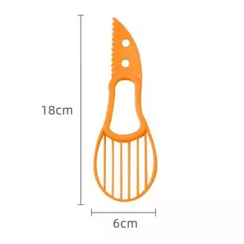 Авокадо Слайсер Авокадо Резак Инструмент для Измельчителей Pitter 3-в-1 Авокадо Слайсер Кухонный Гаджет Измельчитель Овощей Кулинария зелёный