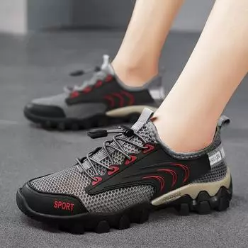 Австралийский бренд, известный своими легкими сетчатыми кроссовками, мужская летняя дышащая нескользящая тонкая спортивная и повседневная обувь 38 чёрный