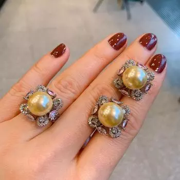 Австралийский Payball Color Treasure Set Pearl Ring Jug Fashion