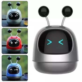 Авто аниме встряхивающий робот украшение центральной консоли интерьер синий