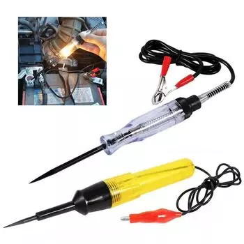 Авто Автомобиль Грузовик Тестер цепи напряжения Вольт Длинный зонд Ручка Тестовая лампа Type1