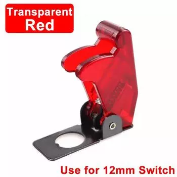 Авто автомобиль лодка грузовик освещенный светодиодный тумблер ВКЛ ВЫКЛ с защитой откидной крышкой для самолета 12V20A прозрачный