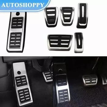 Авто чехол на педаль для A4 B9 A5 F5 2016-2019 седан Avant Sport автоматический высококачественный топливный тормоз из нержавеющей стали AT