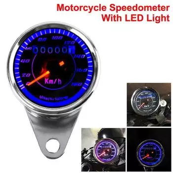 Авто датчик мото запчасти модифицированный одометр тахометр мотоцикл модификация инструмент со светодиодной подсветкой машины универсальный мото аксессуар Sliver