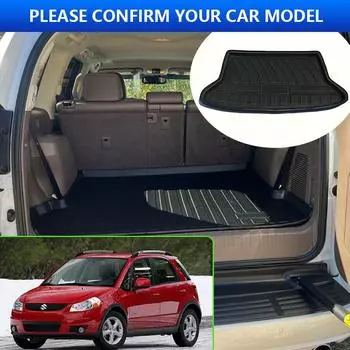 Авто для Fiat Sedici Suzuki SX4 Hatch Sedan Neo Baleno 2006~2013 2011 2008 Коврик для багажника, устойчивый к высоким температурам, ковер для хранения вещей