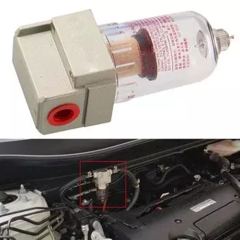 Авто двигатель автомобиля сбитый с толку масляный сепаратор улавливающий резервуар фильтр сжатого воздуха