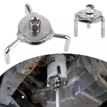 Авто инструмент 3 челюсти 2 способа масляный фильтр гаечный ключ съемник регулируемый инструмент для ремонта серебряный