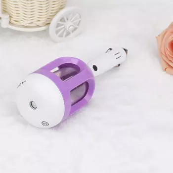 Авто мини-увлажнитель воздуха очиститель воздуха освежитель дорожный автомобиль портативный фиолетовый