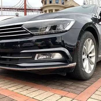 Авто передний бампер противотуманные фары воздушный нож отделка для Volkswagen VW Passat B8 2016 2017 2018 2019 автомобильный стиль модификация аксессуары