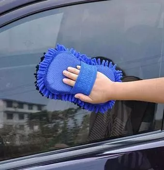 Авто Ручное мягкое полотенце Микрофибра Синель Стиральные перчатки Коралловые флисовые перчатки Авто