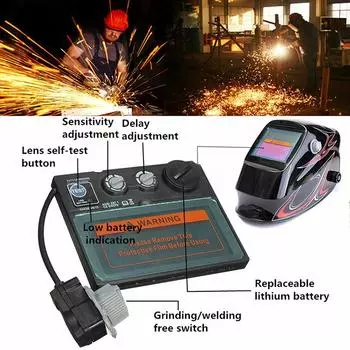 Авто Солнечное затемнение Tig Сварочный шлем Объектив Маска Очки Автоматизация Фильтр 1PC