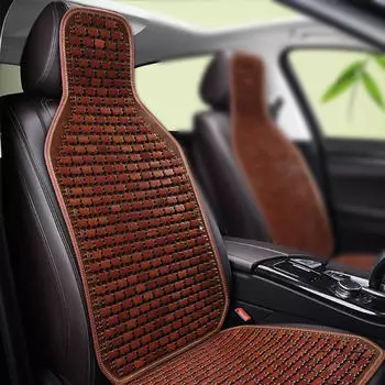 Авто спинка сиденья бамбуковая прохладная подушка дышащий автомобильный аксессуар 80x43,5 см охлаждающая крышка для жёлтый