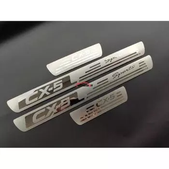 Авто Стайлинг для Mazda Cx 5 Cx5 Cx-5 аксессуары из нержавеющей стали накладки на пороги накладки на автомобиль наклейка 2013 2011 2014