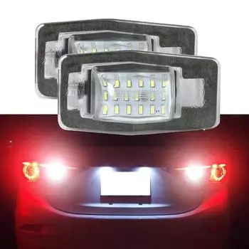 Авто светодиодные лампы освещения номерного знака автомобиля светодиодные лампы для Mazda Miata MX5 Protege Protege5 MPV Tribute Ford Escape Mercury Mariner