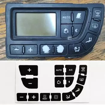 Авто Виниловая наклейка для ремонта кнопок для C4 для Grand для Picasso Наклейка для ремонта кнопок Аксессуары для C Itroen C4 Grand Picasso
