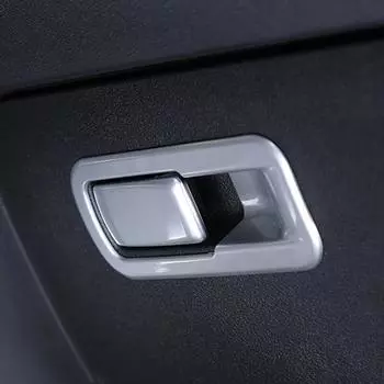 Авто второй пилот перчаточный ящик ручка отделка рамка крышка наклейка блестки украшения интерьера автомобильные аксессуары Запчасти для BMW X1 F48 2016-21 серебряный